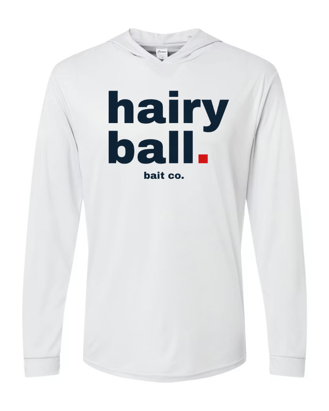 Gray Hooded Long Sleeve Performance Shirt